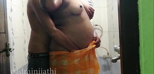  Desi couple fucking with shower in the frist night mood